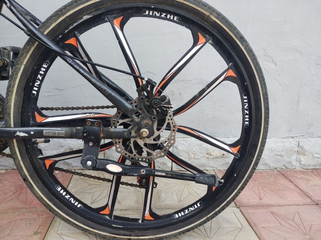 BMX GT-R dağ velosipedi - Rəng: qara, mavi və narıncı-aksentli — Dağ velosipedləri, Bakı (4)