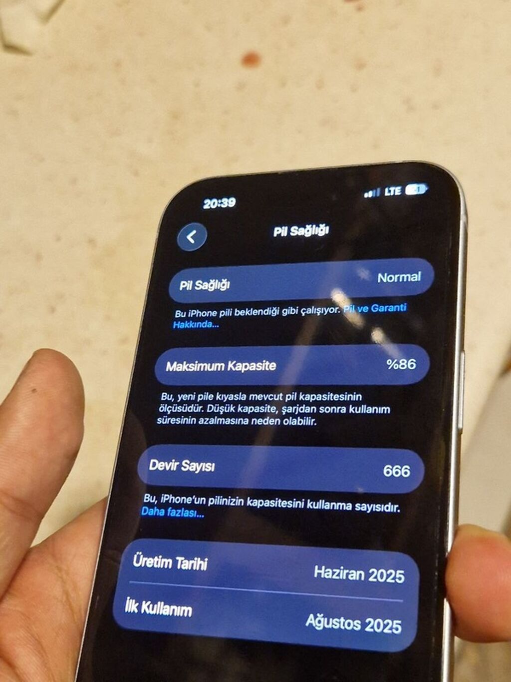 IPhone 15, 128 GB, Blue Titanium, Face ID — Apple iPhone, Bakı (7)
