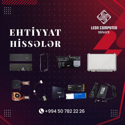 Noutbuk üçün ehtiyat hissələr — Bakı