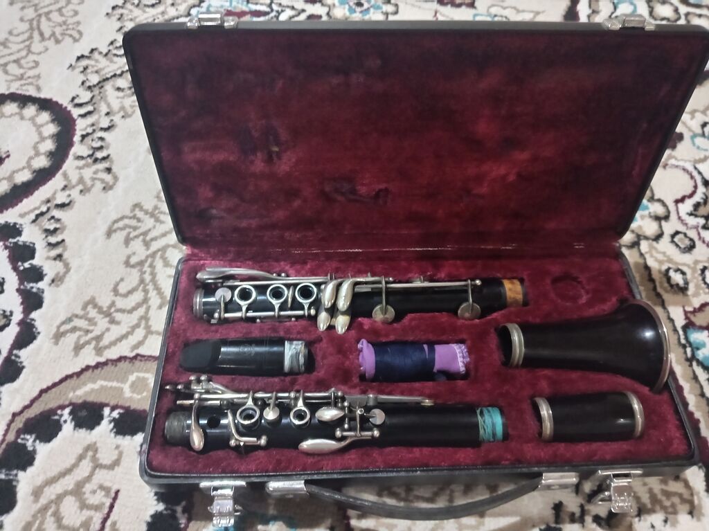 Yamaha klarnet seti - Marka: Yamaha (orijinal loqolu sərt futlyar — Paxta alətləri, Bakı (2)