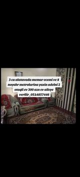 60 kv. m, 2 otaqlı, Qaz, İşıq, Su — Heyat xanim — House, cottage, summer house