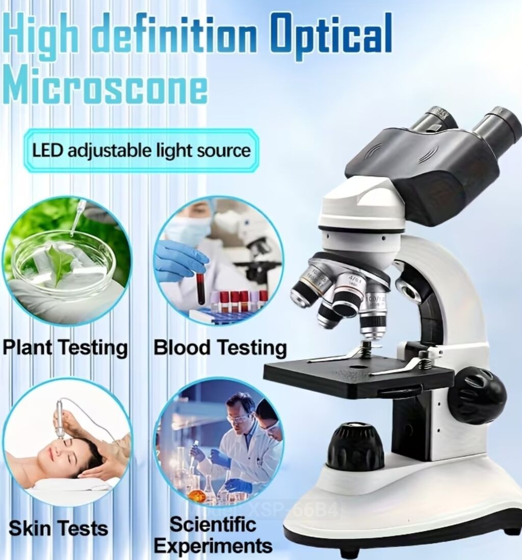 Mokroskop İkiokulyarlı Bioloji Mikroskop – Model: XSP-66B4 — Digər, Bakı (3)