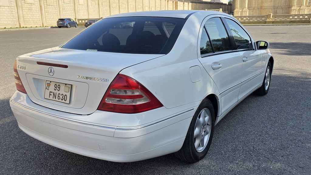 Mercedes C 200, 2.0 L, 2003 il, 186 900 km — Avtomobillər, Bakı (6)
