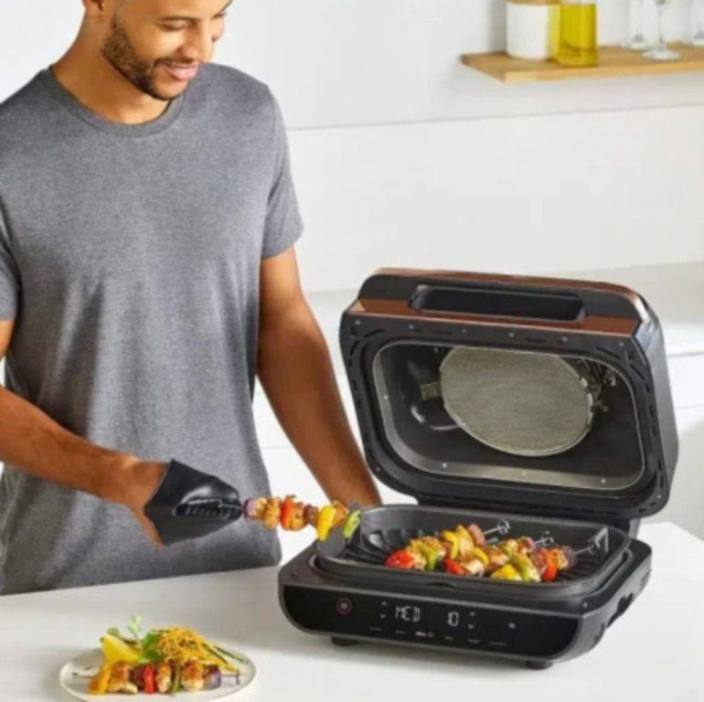 Airfryer "Ninja Foodi Max Health Grill & Air Gold" — Ev texnikası, Bakı (3)