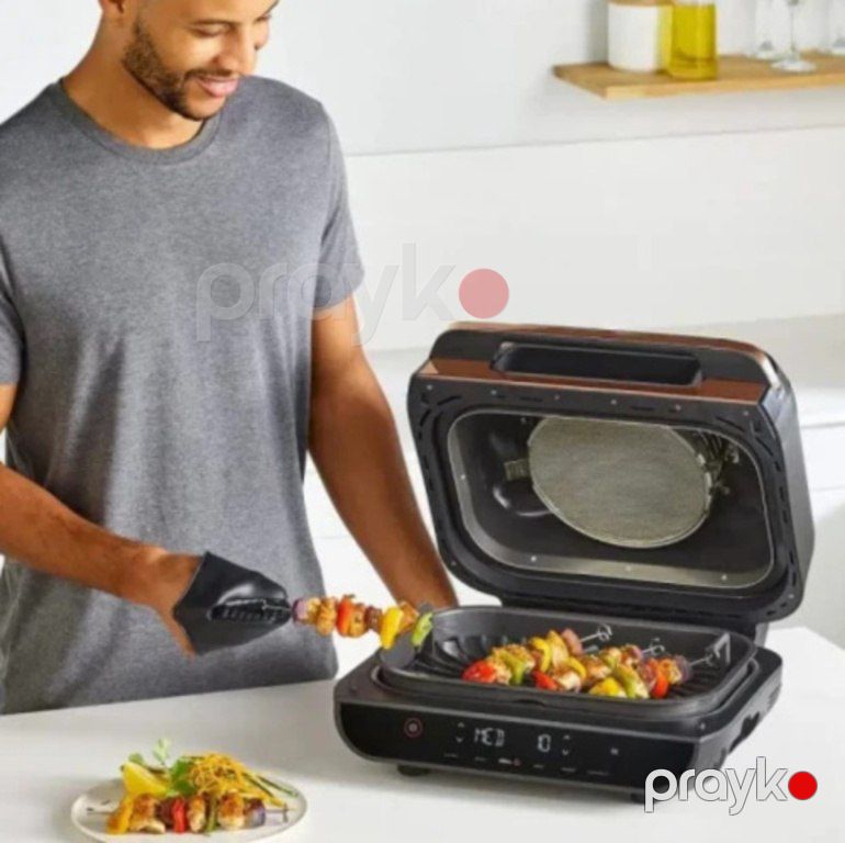 Airfryer "Ninja Foodi Max Health Grill & Air Gold" — Ev texnikası, Bakı (3)