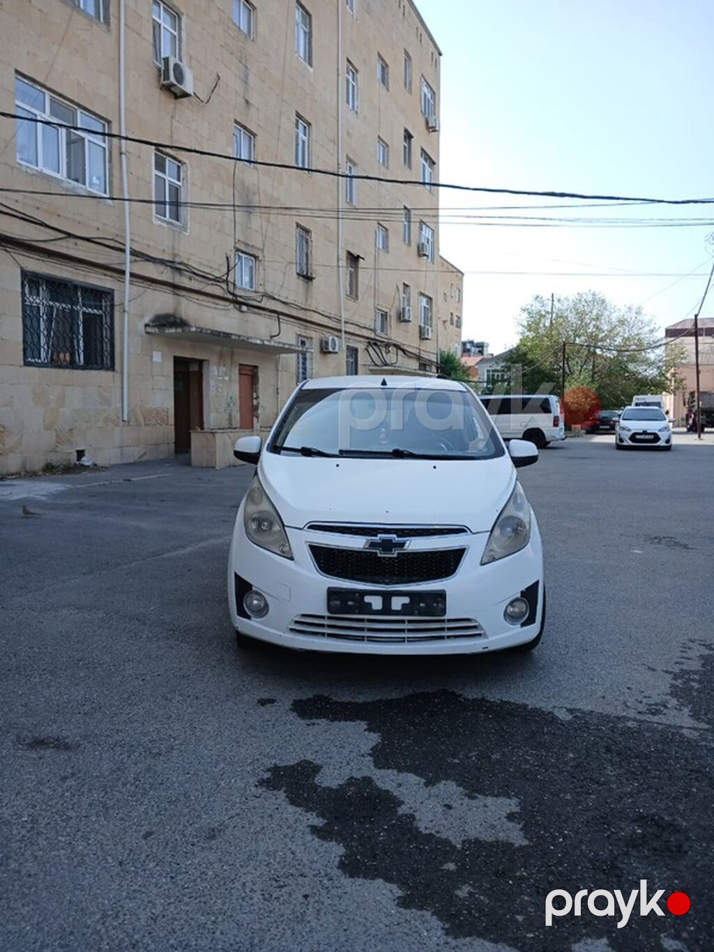 Chevrolet Spark, ağ rəng, 5 qapı İdeal vəziyyətdə heç bir prablemi — Avtomobillər, Xırdalan (2)