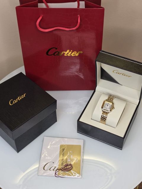 Yeni, Qol saatı, Cartier, rəng - Qızılı — Bakı