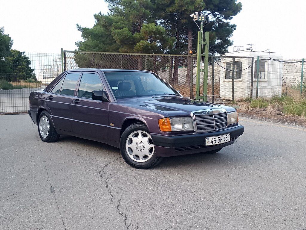 Mercedes 190, 2.0 L, 1993 il, 326 452 km — Avtomobillər, Sumqayıt (2)