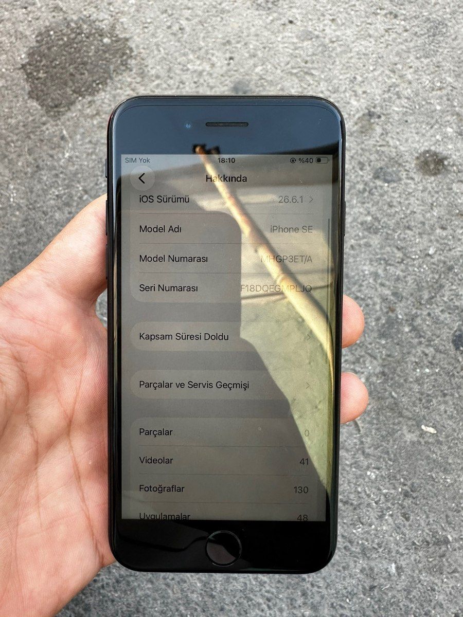 Apple iPhone SE (2020) Black 64GB/3GB — Smartfonlar, Bakı (5)