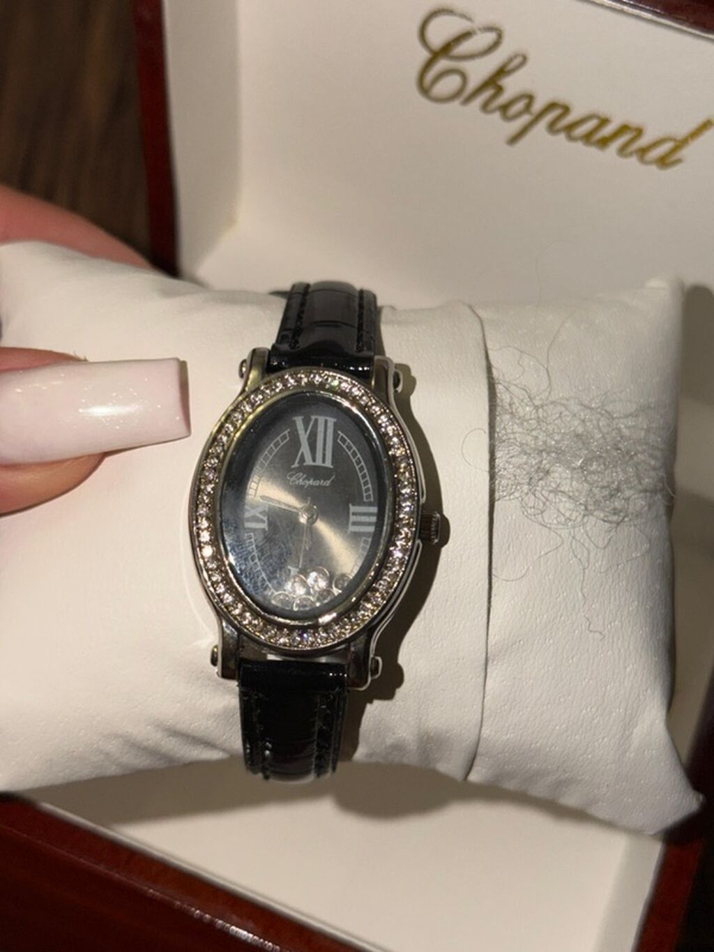 Chopard qadın saatı - Korpus: oval formalı, paslanmayan polad — Qol saatları, Bakı (3)