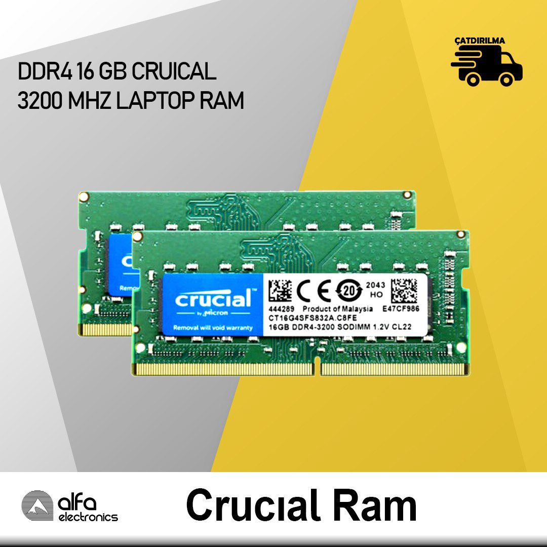 RAM-lar "Crucial" — Kompüterlər və noutbuklar, Bakı (2)