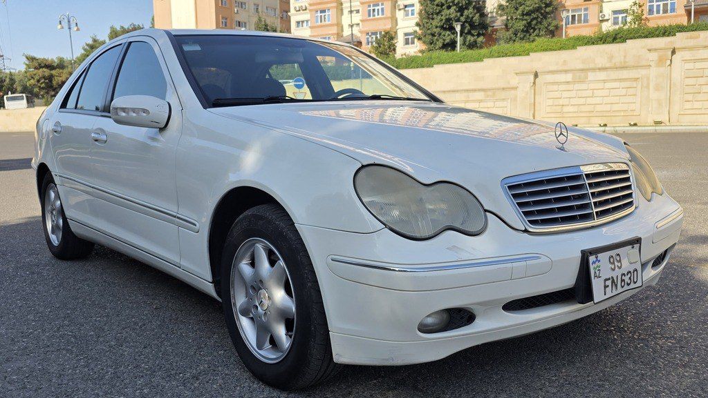 Mercedes C 200, 2.0 L, 2003 il, 186 900 km — Avtomobillər, Bakı (5)