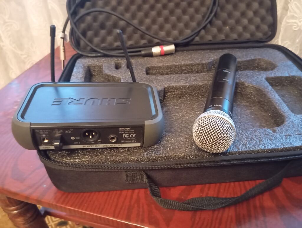 İşlənmiş Simsiz (Bluetooth) Mikrofon Shure, Pulsuz çatdırılma — Mikrafonlar, Qusar (2)