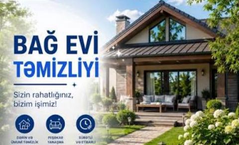 Salam.Xidmet deyil təmizlik isine gedirəm qiymet razılaşma yolu ilə — Bakı