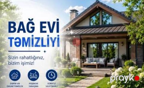 Salam.Xidmet deyil təmizlik isine gedirəm qiymet razılaşma yolu ilə — Bakı