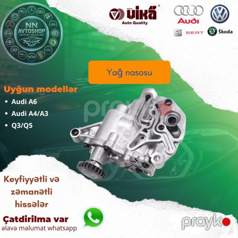 Audi Q3 Q5 A6 yağ nasosu