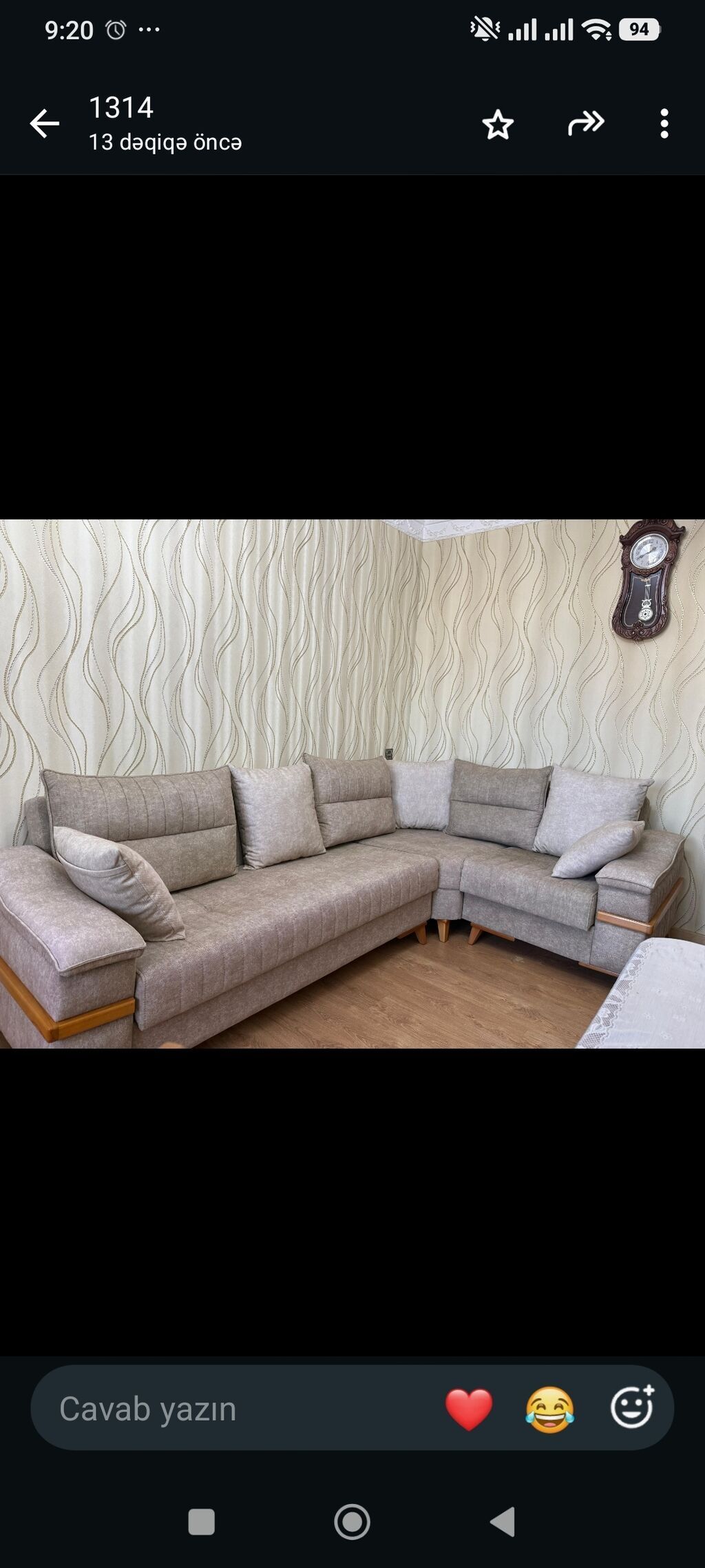 Uqlavoy divan. 550azn. acilir bazalidir. evden cixmalidir — Divanlər, Bakı (7)