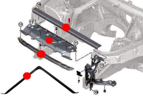"BMW X5 G05" üst panel dəmirləri — Bakı