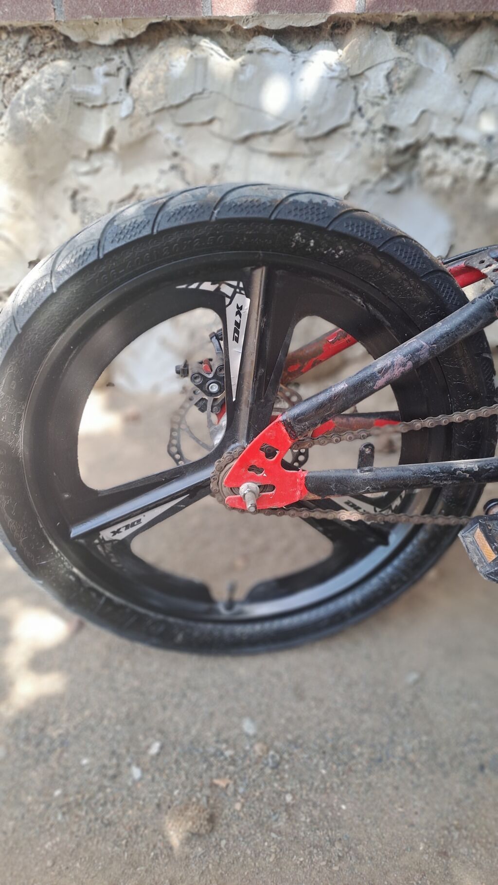 BMX tərzli velosiped - Rəng: qara-qırmızı detallar - Çərçivə: BMX — BMX, Lənkəran (2)