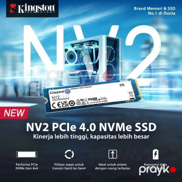 SSD “Kingston NV3 1TB SNV3S/1000G M.2 pcı-e 4.0” — Kompüterlər və noutbuklar, Bakı (2)