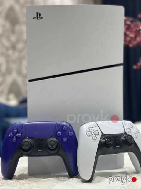 PlayStation 5 slim (diskli versiya) oyun konsolu + 2 ədəd DualSense — Bakı