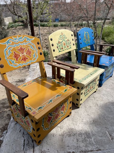 Restoran oturacaqları — Bakı