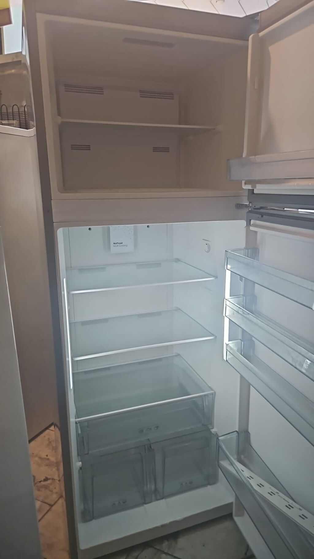 Vestel iki qapılı soyuducu (üstdə dondurucu) - Rəng: inox/metallik — Soyuducular, Bakı (2)