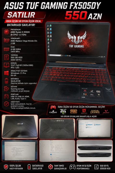 Noutbuk Asus — Bakı
