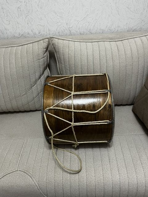 Qaval/kosa nağara (çiyin nağarası) + daşıma çantası - Korpus: cilalı — Xırdalan