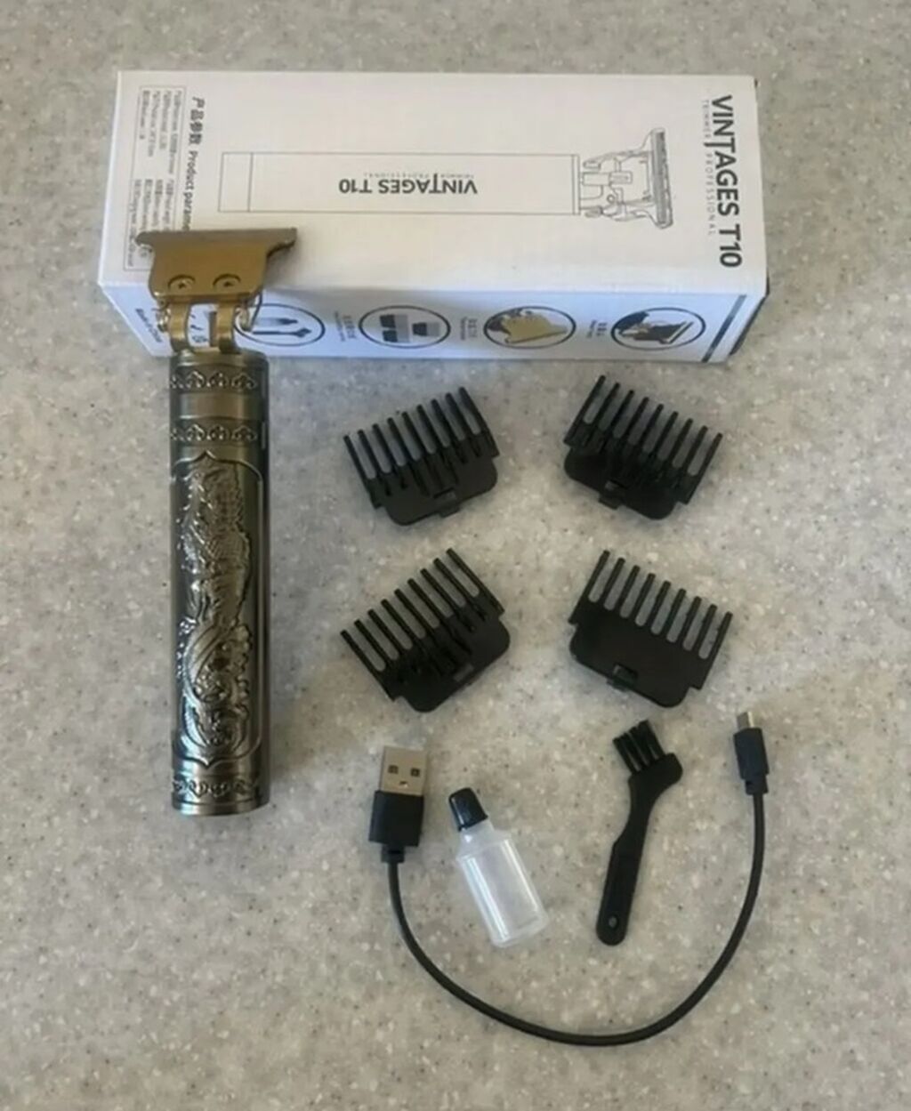 Vintages T10 Professional – saç və saqqal üçün trimmer Xüsusiyyətlər — Saç kəsmə maşınları, Bakı (2)