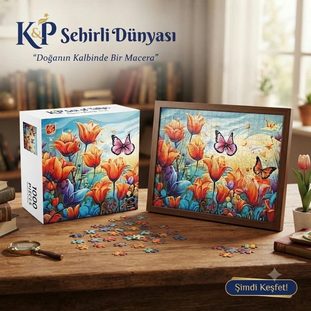 K&P sehirli dünyası Doğanın Kalbinde Bir Macera 1000 parça pazl — Oyuncaqlar, Bakı