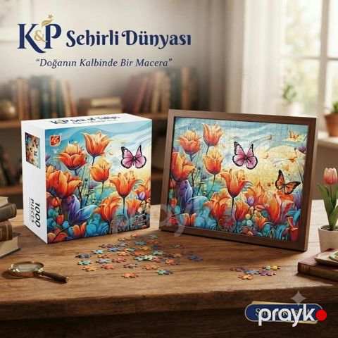 K&P sehirli dünyası Doğanın Kalbinde Bir Macera 1000 parça pazl — Bakı