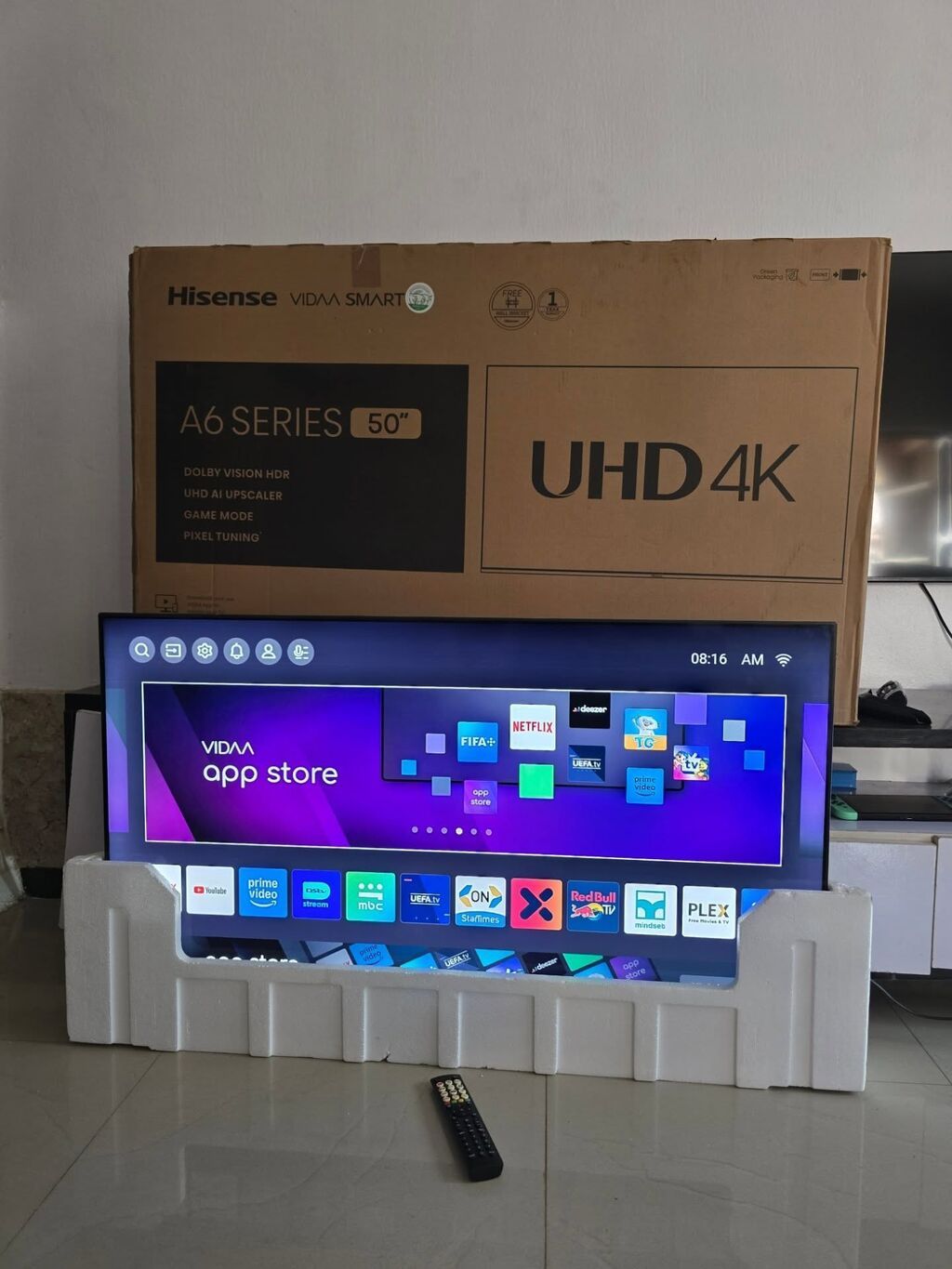 Hisense A6 Series 50" UHD 4K Smart TV (Vıdaa) - 50 düym ekran, 4K — Televizorlar, Quba