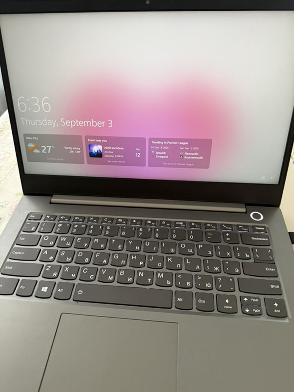 Lenovo ThinkBook noutbuk Texniki göstəricilər: - Prosessor: Intel — Lenovo, Bakı (10)