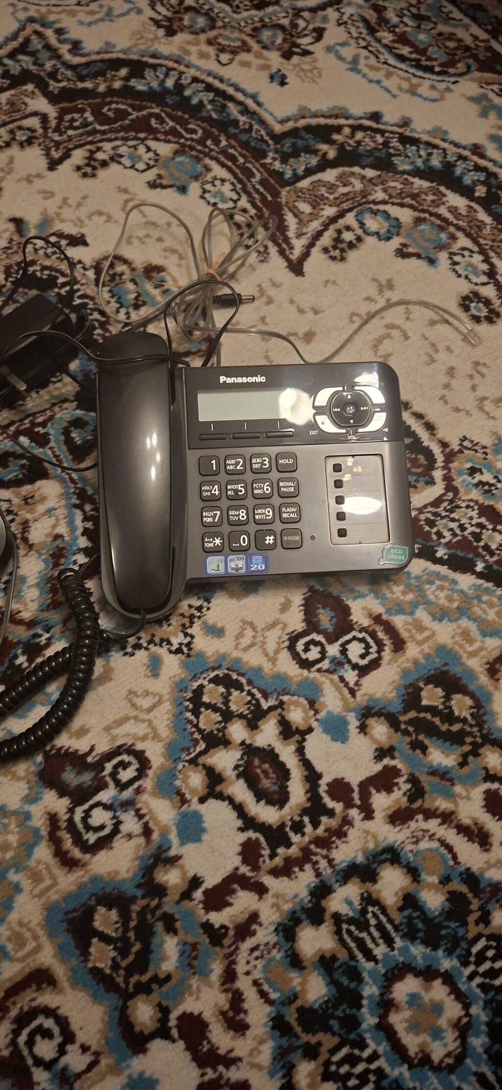 Stasionar telefon Panasonic, Simsiz, İşlənmiş, Ünvandan götürmə — Kabel və radio telefonları, Mehdiabad (2)
