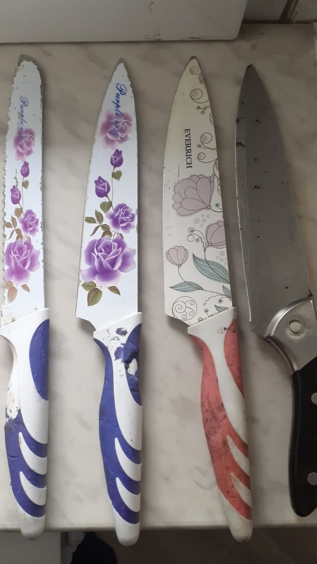 Bicaklar biri 1 manat — Bıçaqlar və doğrama taxtaları, Bakı (3)