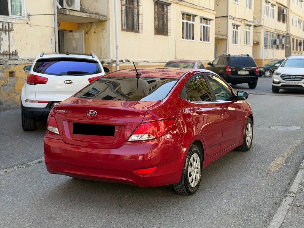 Hyundai Accent, 1.6 L, 2017 il, 136 000 km — Avtomobillər, Sumqayıt (5)