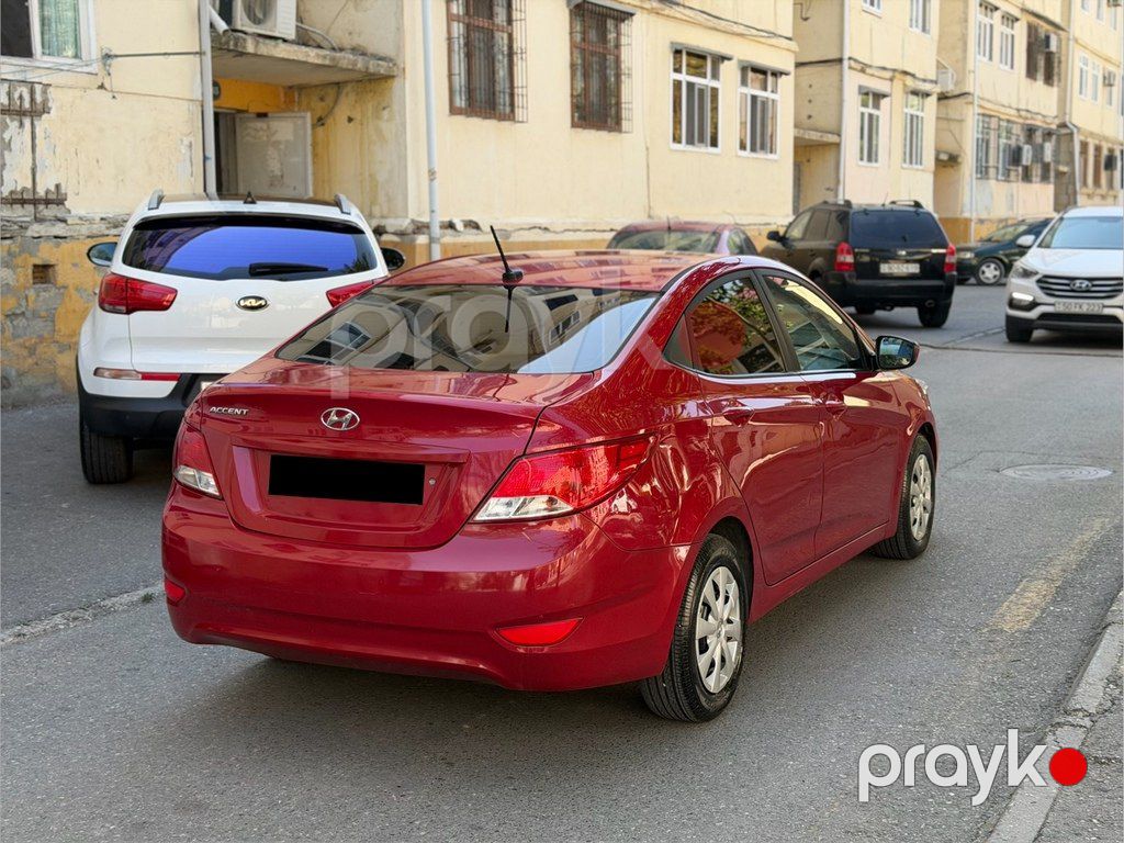 Hyundai Accent, 1.6 L, 2017 il, 136 000 km — Avtomobillər, Sumqayıt (5)