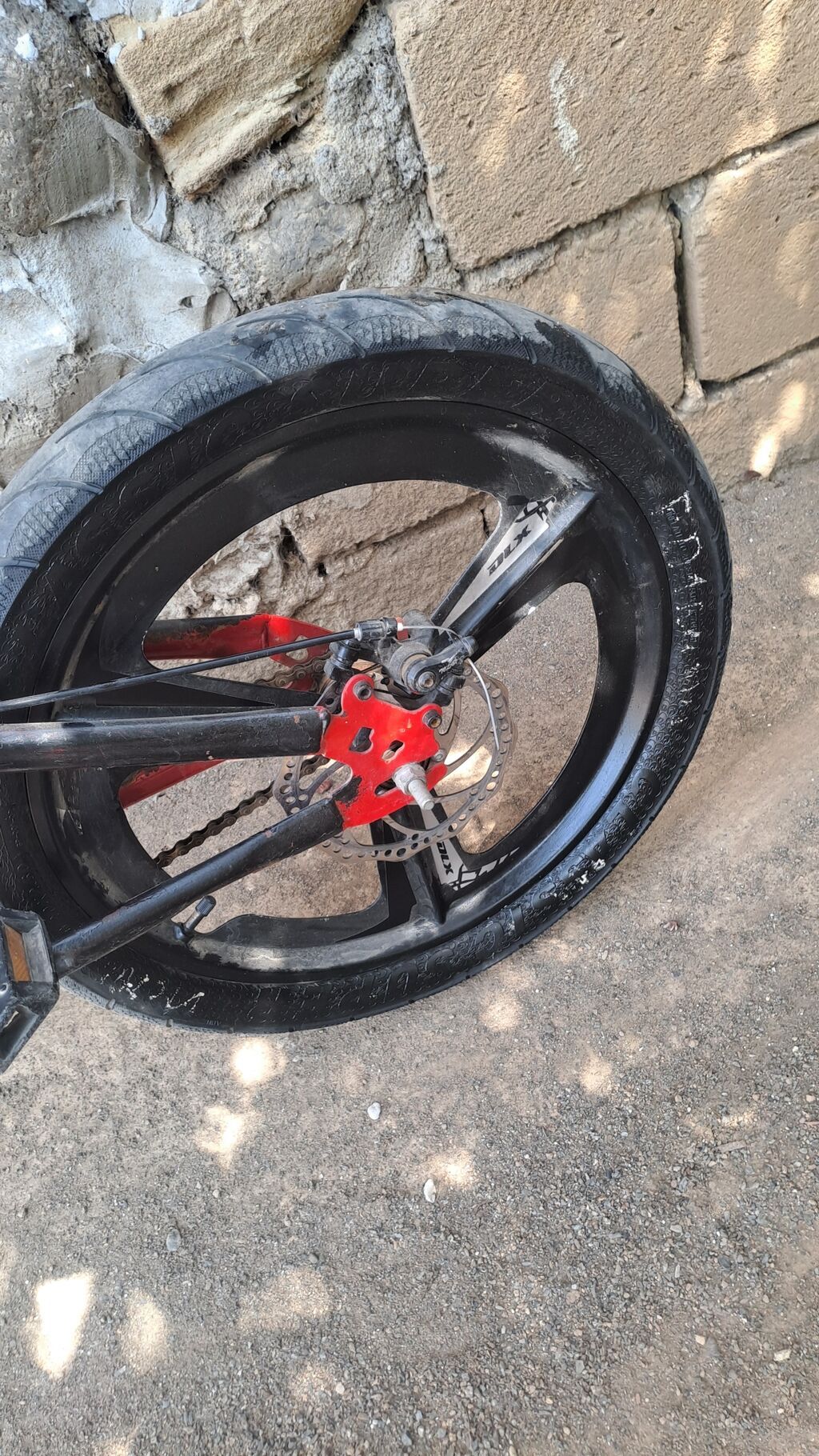 BMX tipli velosiped - Rəng: qara-qırmızı - Korpus: qısa BMX üslubunda — BMX, Lənkəran (2)