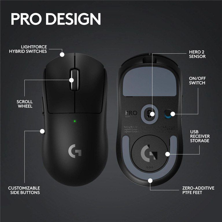 Mouse "Logitech G Pro X Superlight 2 Black" — Periferik cihazlar, Bakı (6)
