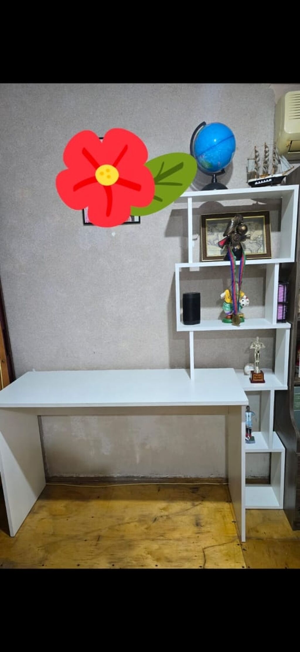 Düz masa, Stulsuz, Polkalı, Siyirməsiz, Sadə laminat — Kompüter masaları və kresloları, Bakı