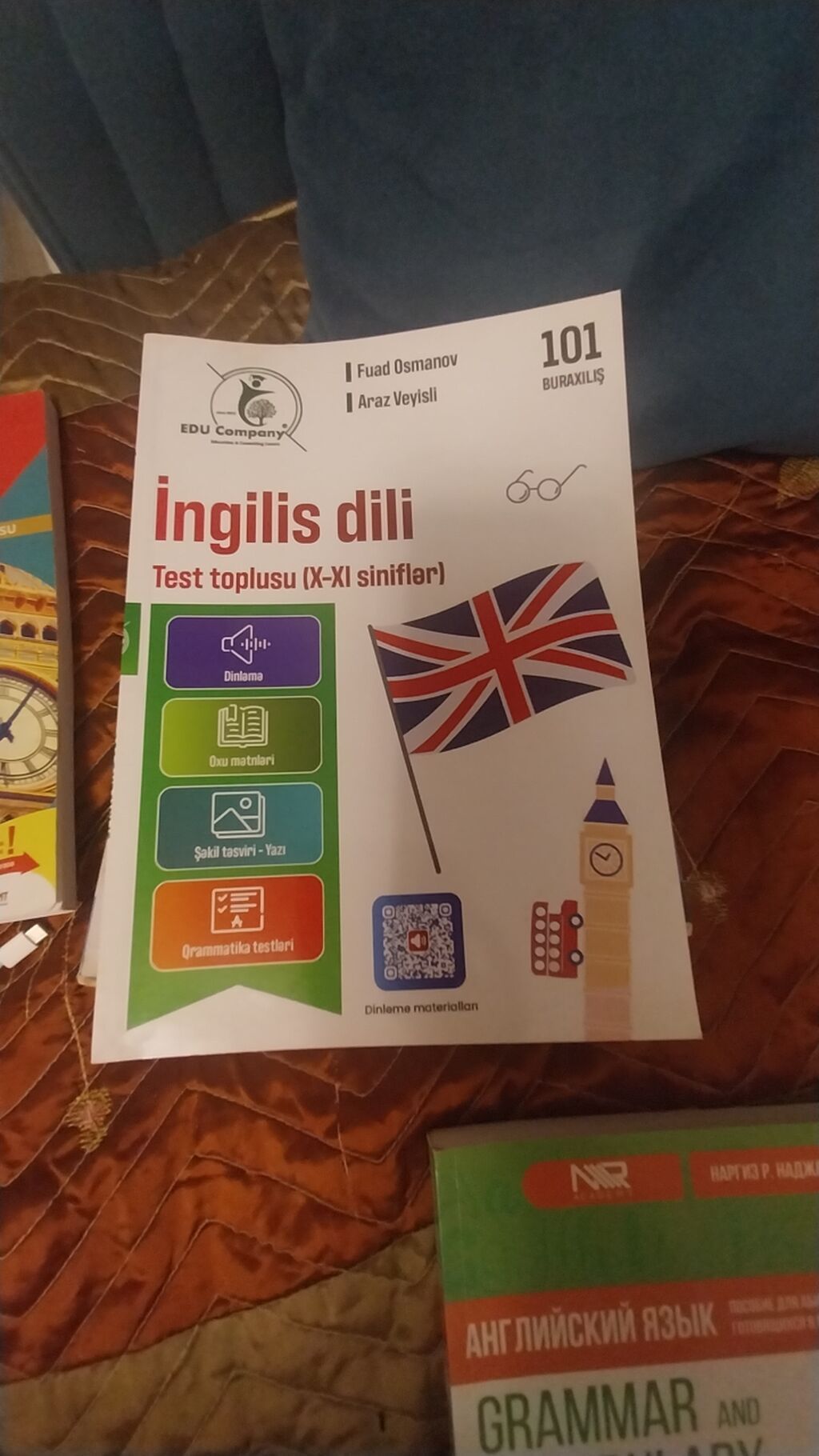 İngilis dili 11-ci sinif, 2023 il, Ünvandan götürmə, Pulsuz çatdırılma — Kitablar, Masazır (2)