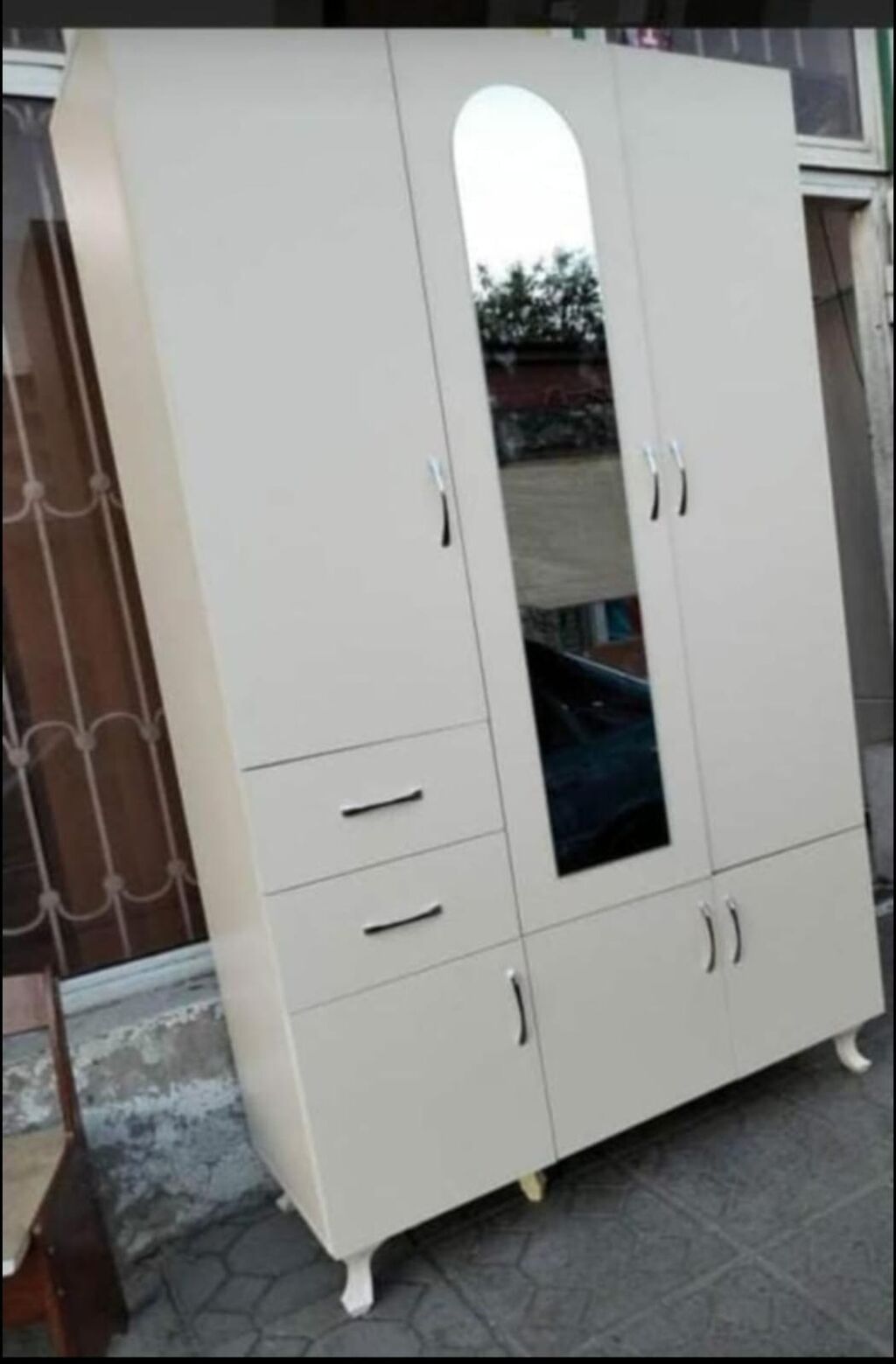 3 qapılı paltar dolabı - Material: laminat - Ölçü: 2 m 45 sm 1.20 — Şkaflar, Bakı (8)