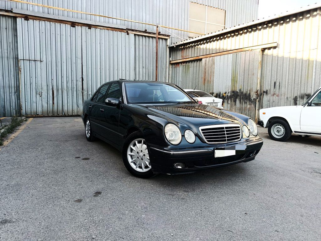 Mercedes E 270, 2.7 L, 1999 il, 406 000 km — Avtomobillər, Bakı (4)