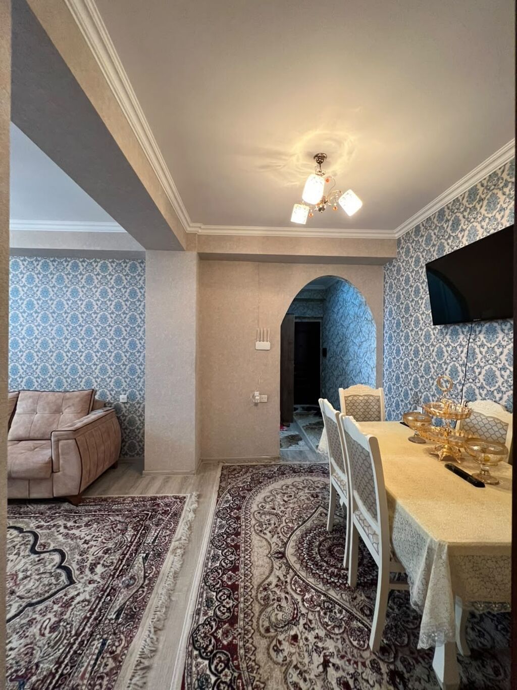 3 otaqlı mənzil – zövqlü interyer və funksional planlama 74kv 1ci — Mənzil, Masazır (7)