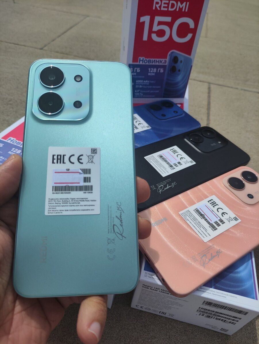 Xiaomi Redmi 15C Mint Green 256GB/8GB — Smartfonlar, Bakı (2)