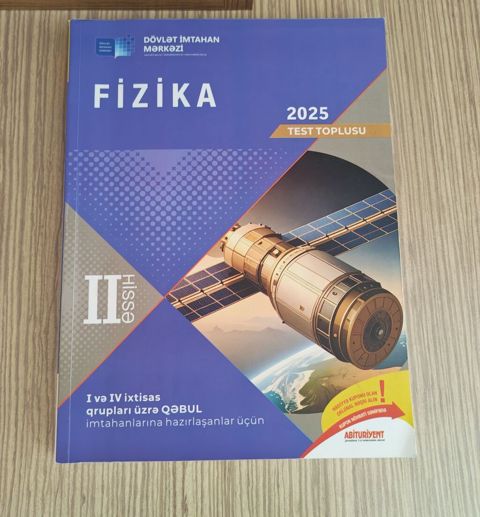 Məhsul: “Fizika – Test Toplusu 2025”, II hissə Nəşriyyat/İstehsalçı — Bakı