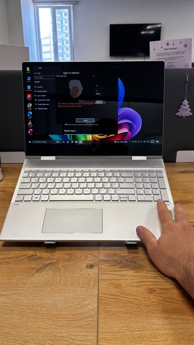 HP Envy Sensor x360 (i7 16/512 +4gb Gpu) İdeal — Noutbuklar, Bakı (2)