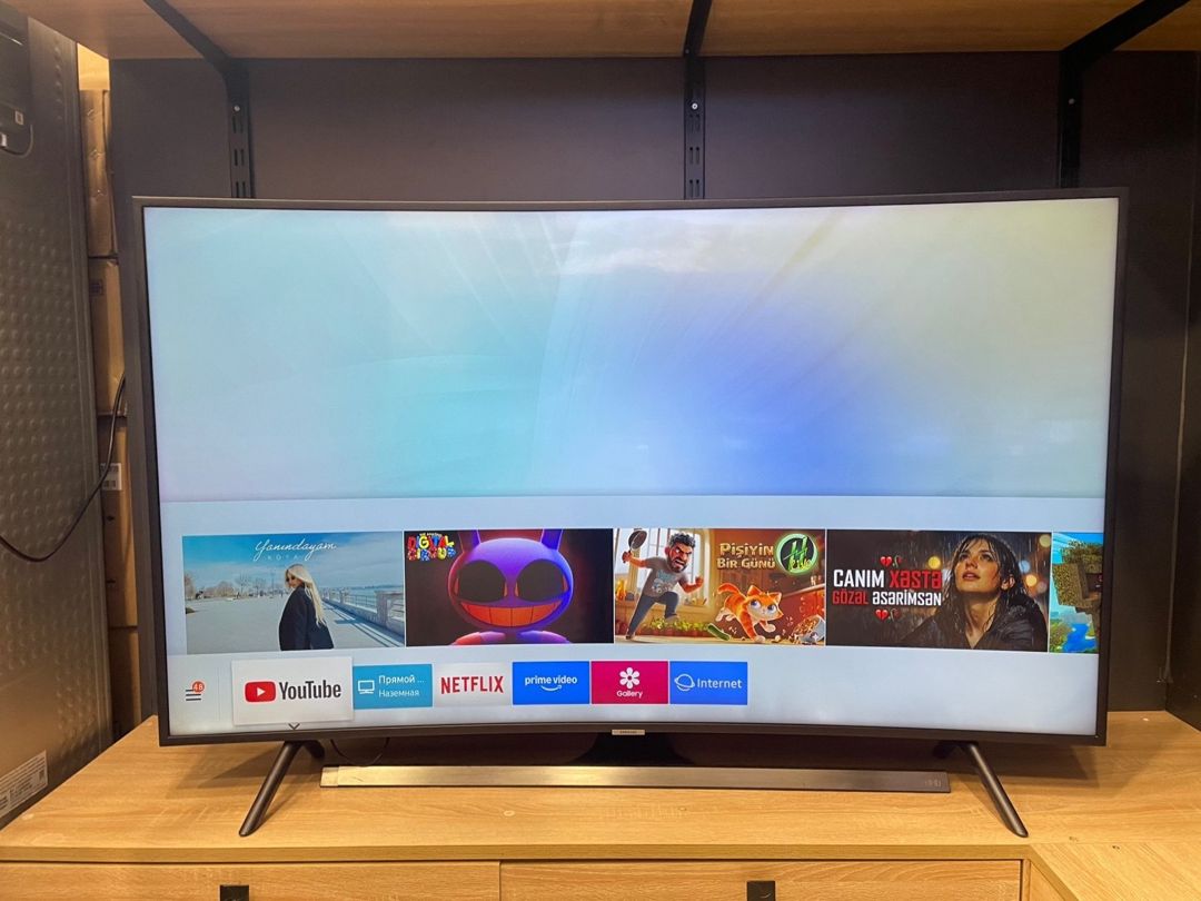 Televizor Samsung 140 ekran 4k — TV və Video, Bakı (2)