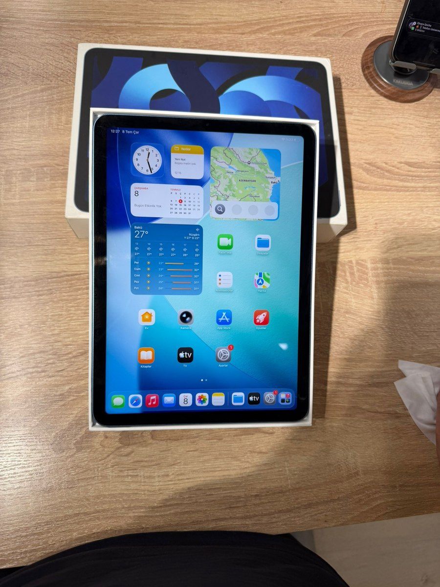 iPad Air M1 64GB Blue — Planshetlər, Bakı (4)